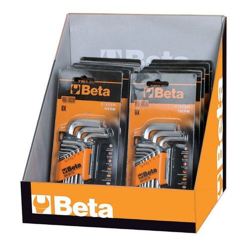 Espositore da banco con 10 confezioni 9 chiavi...