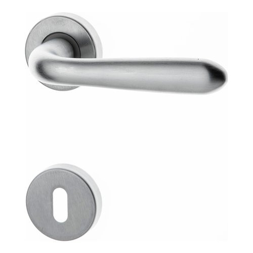 Coppia maniglie per porta con rosetta e...