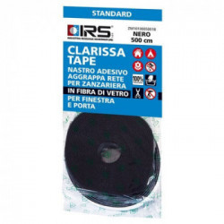IRS Zanzariera Nastro Clarissa Nero Mt.5