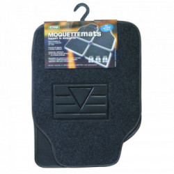 SET TAPPETI MOQUETTEMATS MIS.A ANTRACITE