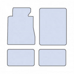 SET TAPPETI MOQUETTEMATS MIS.A ANTRACITE