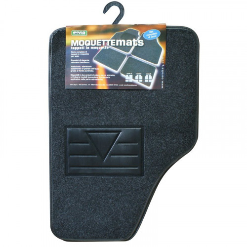SET TAPPETI MOQUETTEMATS MIS.B ANTRACITE