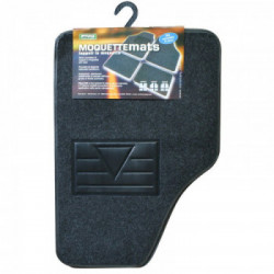 SET TAPPETI MOQUETTEMATS MIS.B ANTRACITE