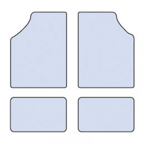 SET TAPPETI MOQUETTEMATS MIS.B ANTRACITE