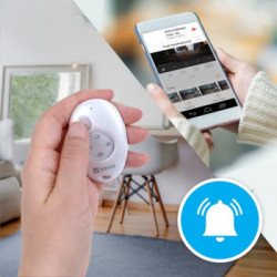 Ezviz K2 - Telecomando per kit A1 , Invio Notifiche di Emergenza, Bianco