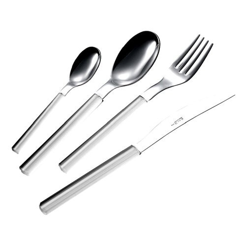 Confezione 24 posate you and me Sky bianche