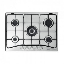 De’Longhi DFI 57 ASV piano cottura Acciaio inossidabile Da incasso 68 cm Gas 5 Fornello(i)