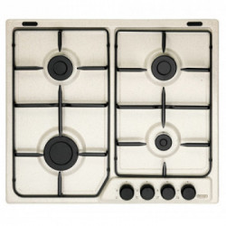 DeLonghi FFS 46 ASV - Piano Cottura a Gas, 4 Fornello(i), 60 cm, Avena 