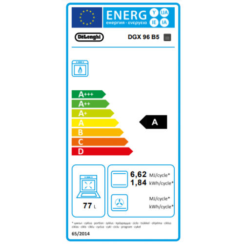 DeLonghi DGX 96 B5 - Cucina a Gas, 5...