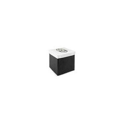 Pouf Hermet Juve Bianco e Nero 3500100-2131