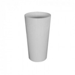 Fioriera vaso resina Tuit ÃÂ cm 33 Bianco Mitu Collection