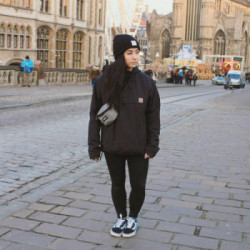 Eastpak Springer Sunday Grey marsupio Poliestere Grigio