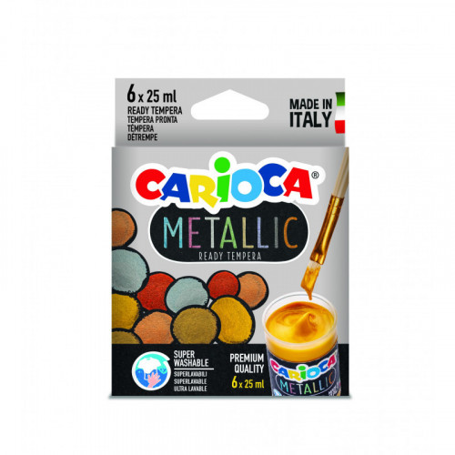 Carioca KO026 colore a tempera 25 ml Barattolo...