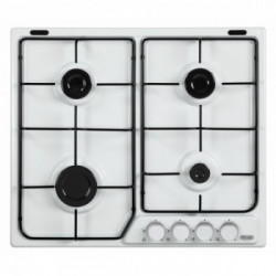 DeLonghi FFB 46 ASV - Piano Cottura a Gas, 4 Fornello(i), 56 cm, Bianco
