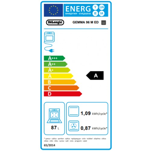 DeLonghi GEMMA 96 M ED - Cucina Freestanding a...