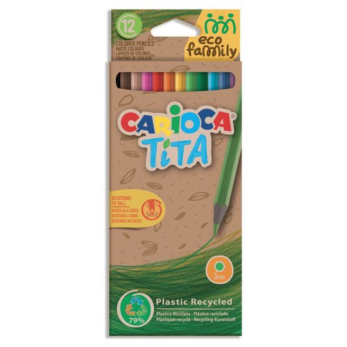 Matite colorate Carioca 43097 Eco Family