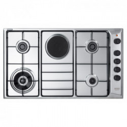 De’Longhi FLA 49 RD piano cottura Acciaio inossidabile Da incasso 90 cm Gas 4 Fornello(i)