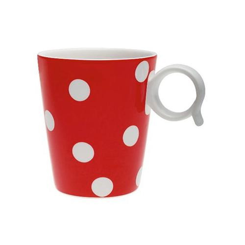 Tazza mug Livellara A0600204 FRESHNESS DOTS Rosso