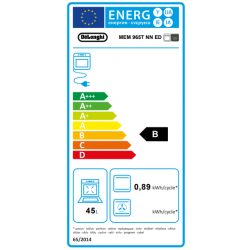 DeLonghi MEM 965T NN - Cucina 5 Fornello(i) a Gas, Doppio Forno Elettrico, 90 cm, Classe A/B 