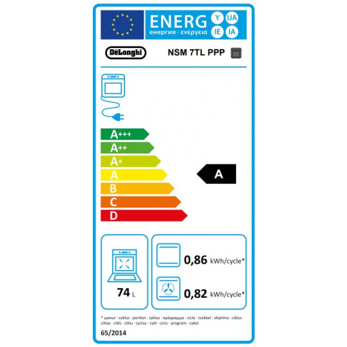 De’Longhi NSM 7TL PPP forno 74 L 2900 W A Grigio