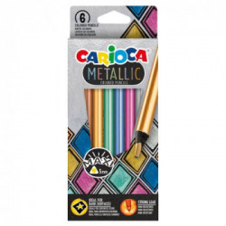 Matite colorate Carioca 43012 METALLIC Maxi Colori assortiti metal