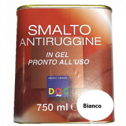Smalto sintetico antiruggine e di finitura in gel 0,75 lt Bianco lucido