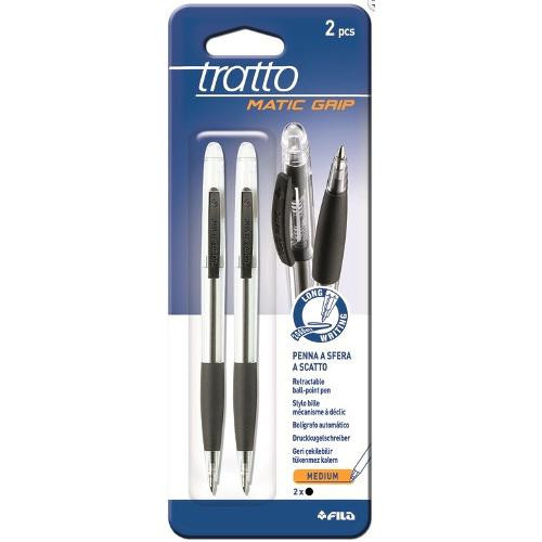 Penne a sfera Fila 037100 Tratto Matic Matic Grip