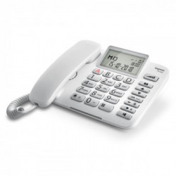 Gigaset DL580 Telefono analogico Identificatore di chiamata Bianco