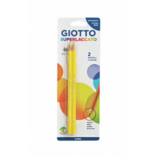 Giotto Superlaccato Giallo Blister 2 pz