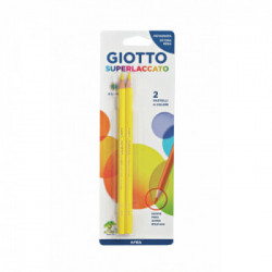 Giotto Superlaccato Giallo Blister 2 pz