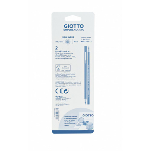 Giotto Superlaccato Giallo Blister 2 pz