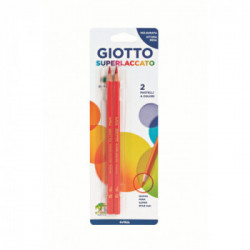 Giotto Superlaccato rosso blister 2 pezzi