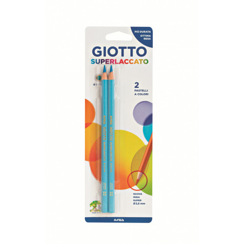 Giotto Superlaccato azzurro blister 2 pezzi