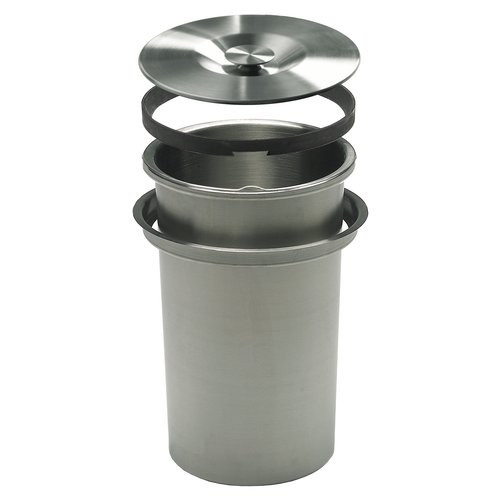 Pattumiera incasso Gollinucci Inox spazzolato...