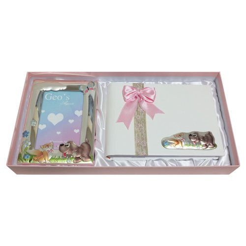 Geo's Set 2pz.Bimbi P.foto+Alb RosaFIDO 3903/0