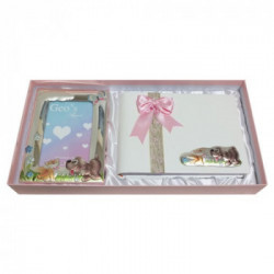 Geo's Set 2pz.Bimbi P.foto+Alb RosaFIDO 3903/0