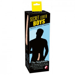 You2Toys Secret Lover Boys The Neighbour - Vibratore Realistico, 7 MOD di Vibrazione, Richiede Batterie