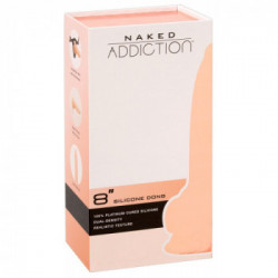 Naked Addiction NA 8 Dual Density Silicone Van - Dildo Realistico in Silicone con Ventosa