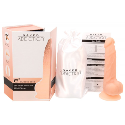 Naked Addiction NA 8 Dual Density Silicone Van...