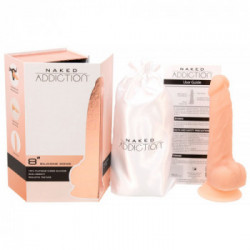 Naked Addiction NA 8 Dual Density Silicone Van - Dildo Realistico in Silicone con Ventosa