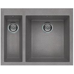 Elleci LGQ15048 - Lavello quadra 150, 59X50, 2V, grigio cemento