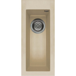 Elleci LKQ05095 - Lavello quadra 50, 23X50, 1V, champagne