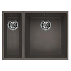 Elleci LKQ15093BSO - Lavello quadra 150, 56X44, 2V, dove grey