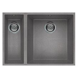 Elleci LGQ15048BSO - Lavello quadra 150, 56X44, 2V, grigio cemento