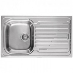 Elleci LIK400SACSX - Lavello inox SKY, 400, 86X50, 1vg sx satinato