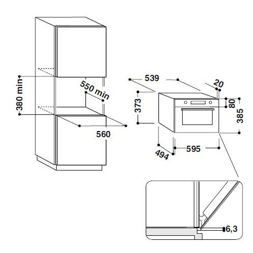 Hotpoint MD664IXHA - Forno Microonde, Classe 6,...