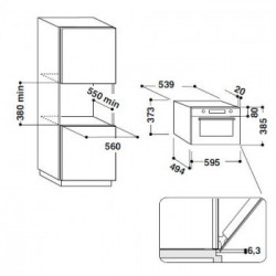 Hotpoint MD664IXHA - Forno Microonde, Classe 6, 31 litri