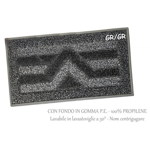 TAPPETO ZERBINO STRONG MEZZ.GRIGIO 70X40