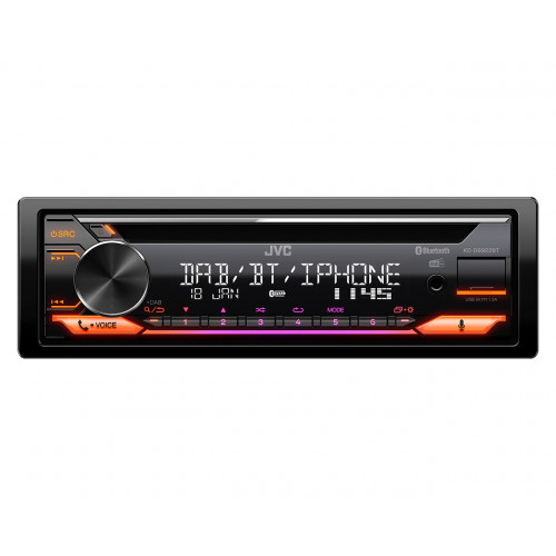 JVC KD-DB922BT Nero 200 W Bluetooth
