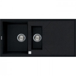 Elleci LGT47559 - Lavello tekno 475, 100X50, 2VG, antracite